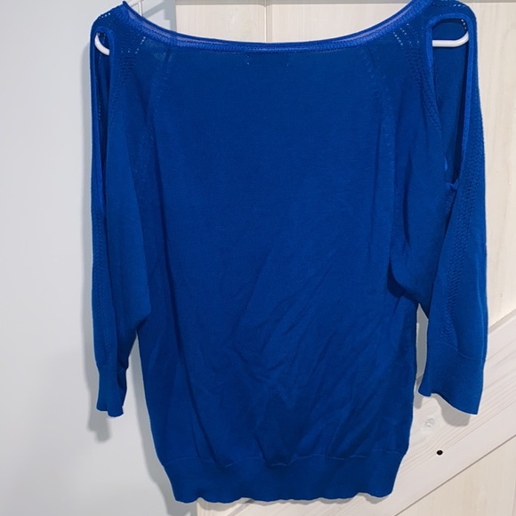 New York & Company Cold Shoulder Sweater - Picture 2 of 10